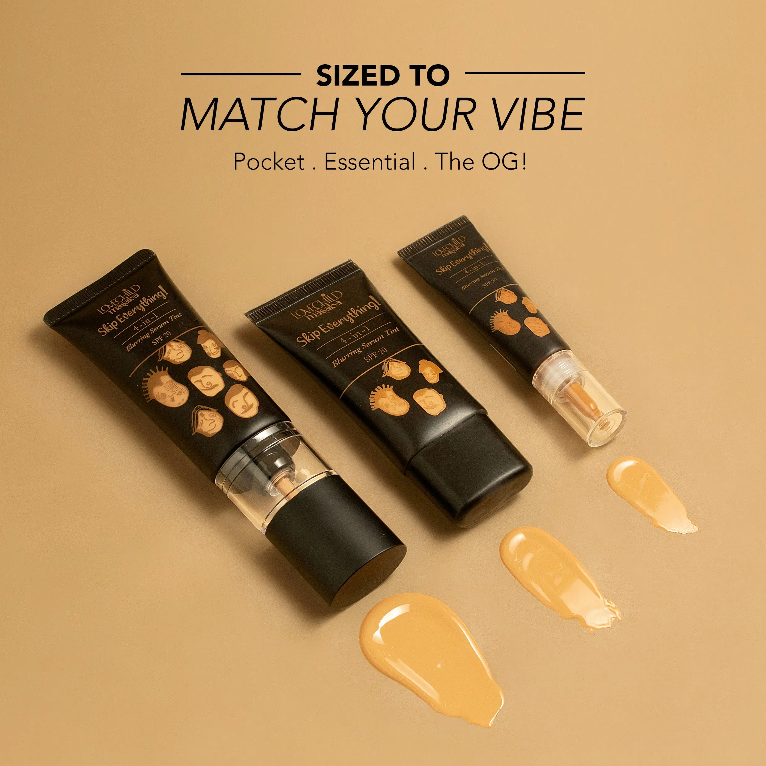 Quirky Queen- Skip Everything Blurring Serum Skin Tint  4-in-1 Benefits