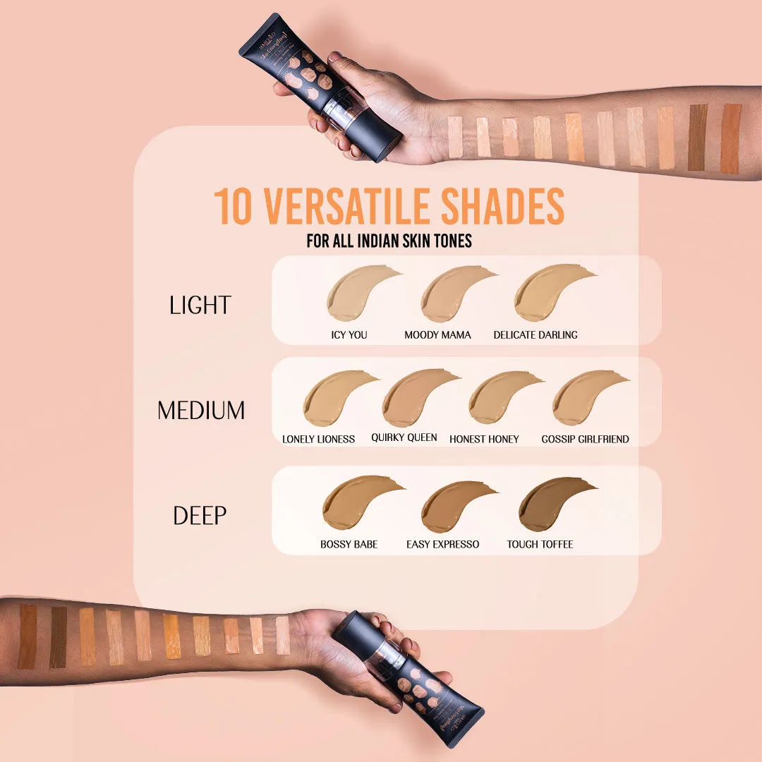 Quirky Queen- Skip Everything Blurring Serum Skin Tint  4-in-1 Benefits