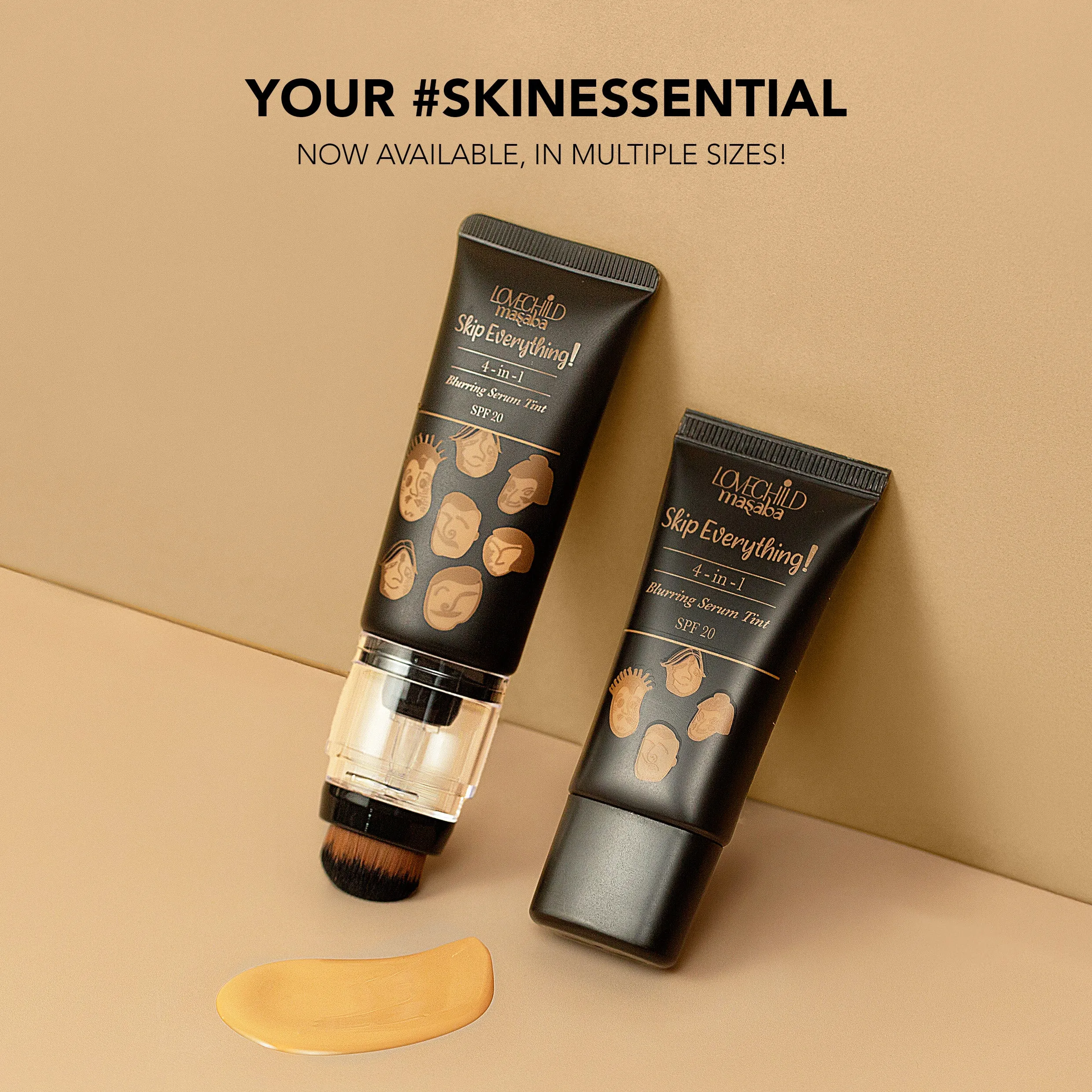Quirky Queen- Skip Everything Blurring Serum Skin Tint  4-in-1 Benefits