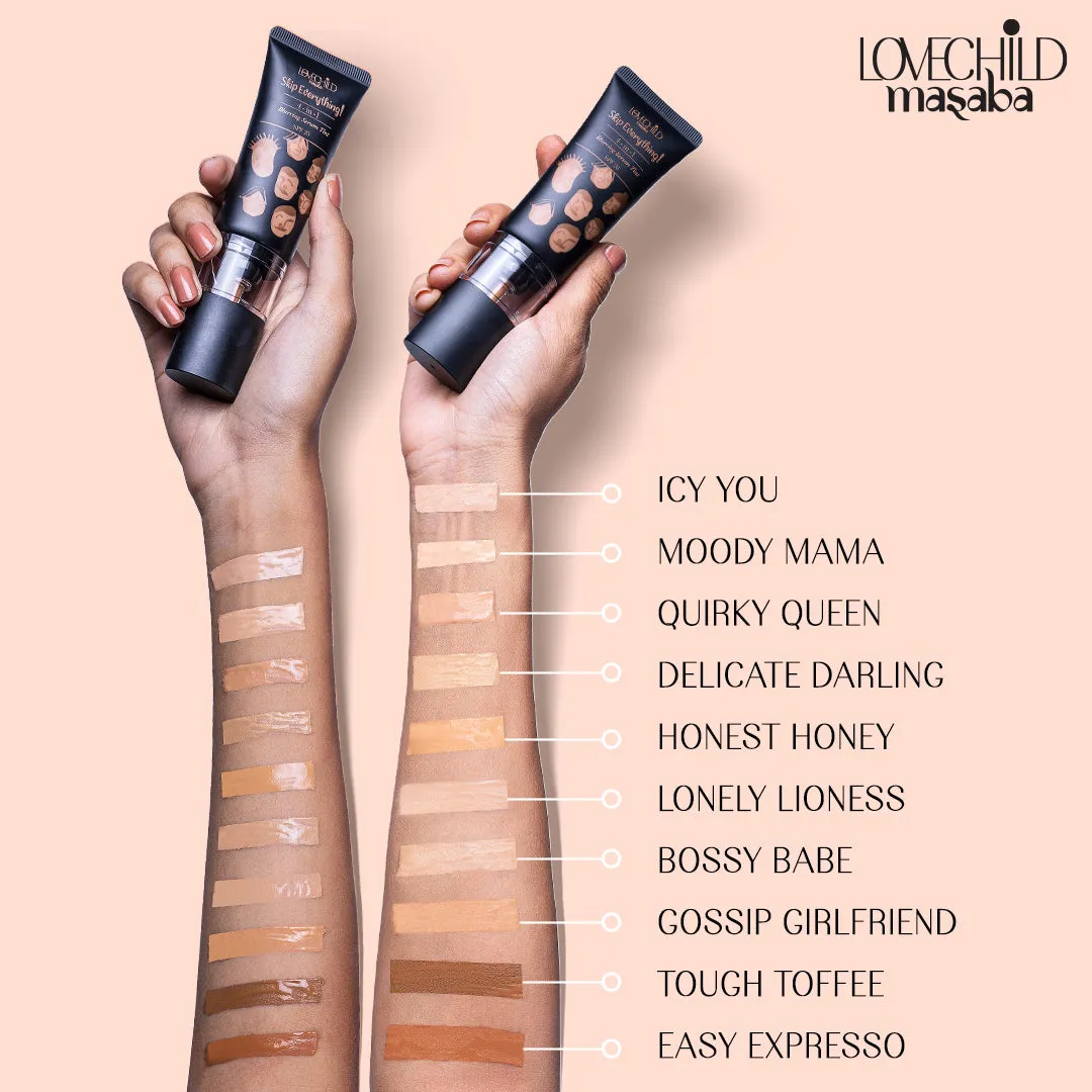 Quirky Queen- Skip Everything Blurring Serum Skin Tint  4-in-1 Benefits