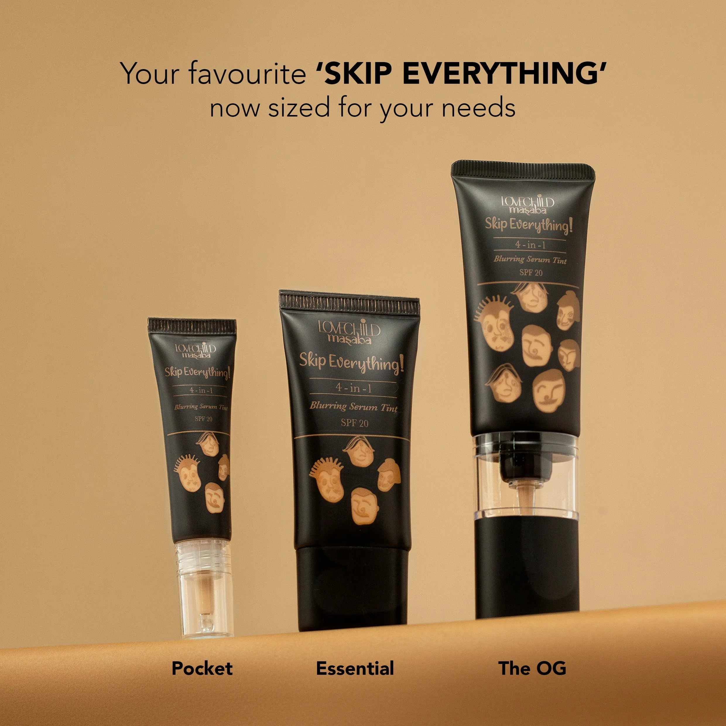 Quirky Queen- Skip Everything Blurring Serum Skin Tint  4-in-1 Benefits