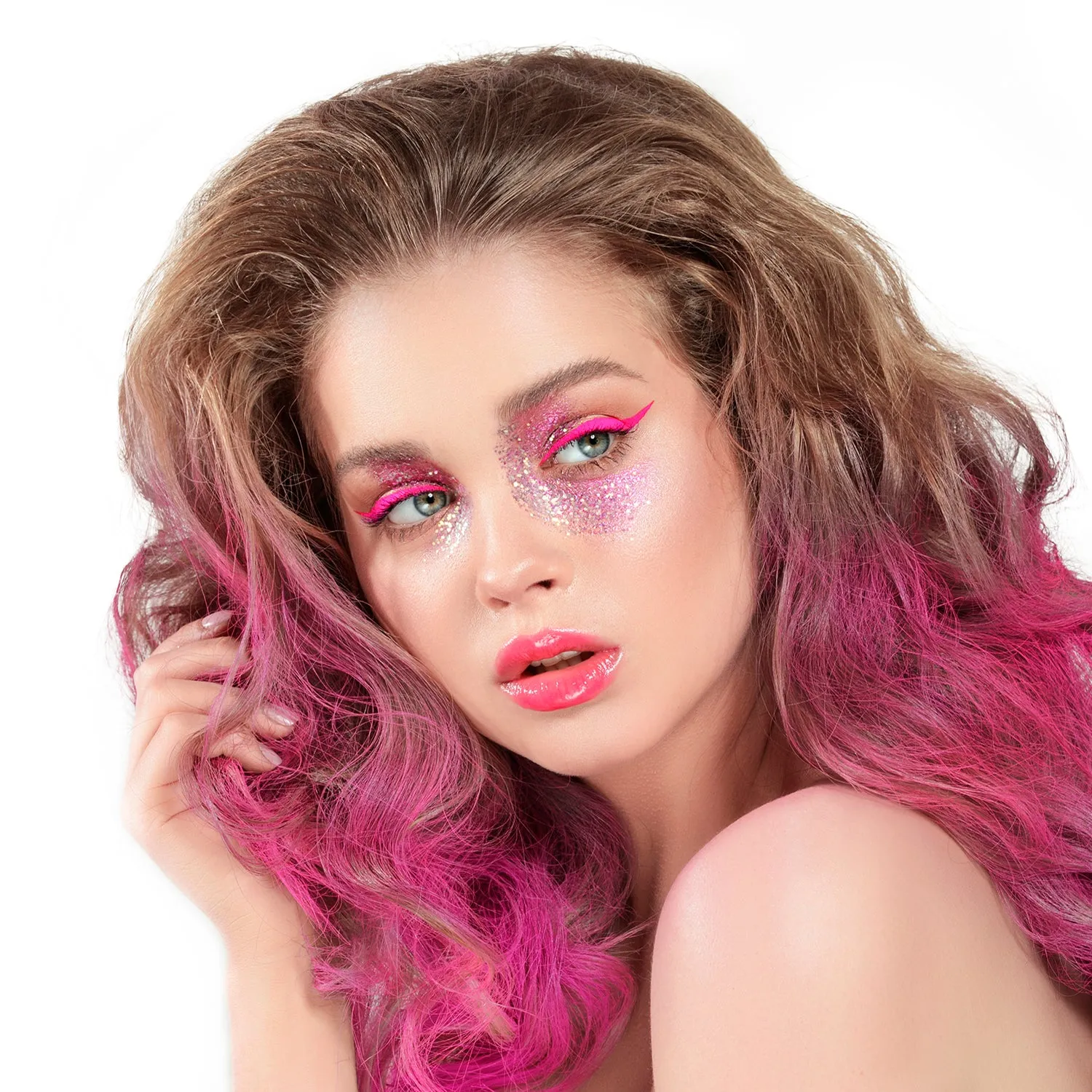 "Stargazer Multifunctional Cosmetic Glitter Shaker, 0.18 oz - Add a Sparkling Touch to Your Hair and Body for an Eye-Catching Glam Look, Perfect for Parties, Events, and Everyday Styling"