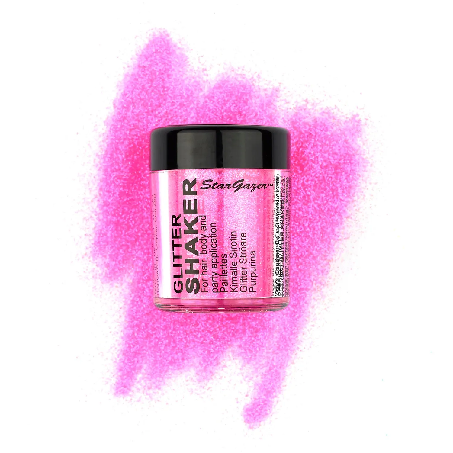 "Stargazer Multifunctional Cosmetic Glitter Shaker, 0.18 oz - Add a Sparkling Touch to Your Hair and Body for an Eye-Catching Glam Look, Perfect for Parties, Events, and Everyday Styling"