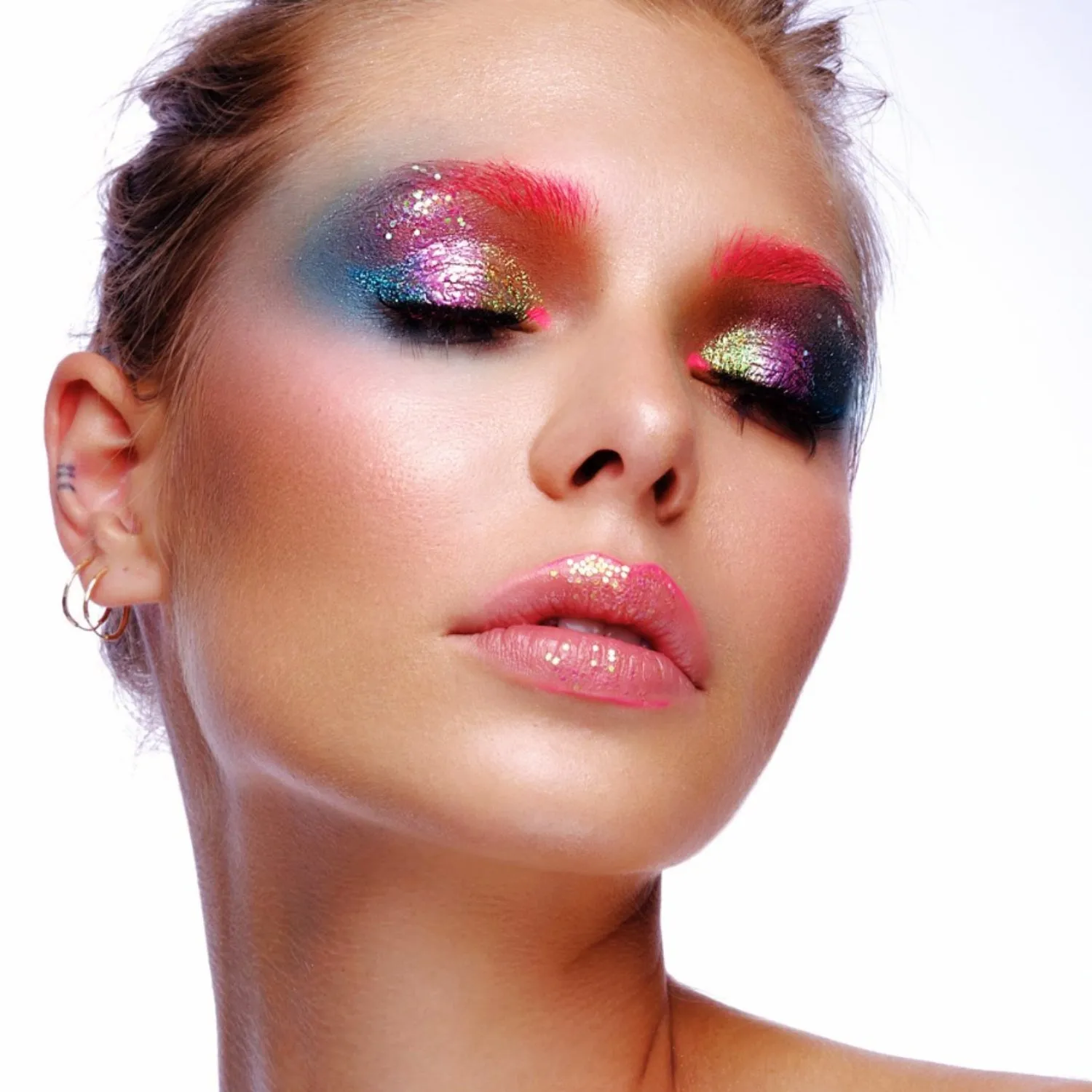 "Stargazer Multifunctional Cosmetic Glitter Shaker, 0.18 oz - Add a Sparkling Touch to Your Hair and Body for an Eye-Catching Glam Look, Perfect for Parties, Events, and Everyday Styling"