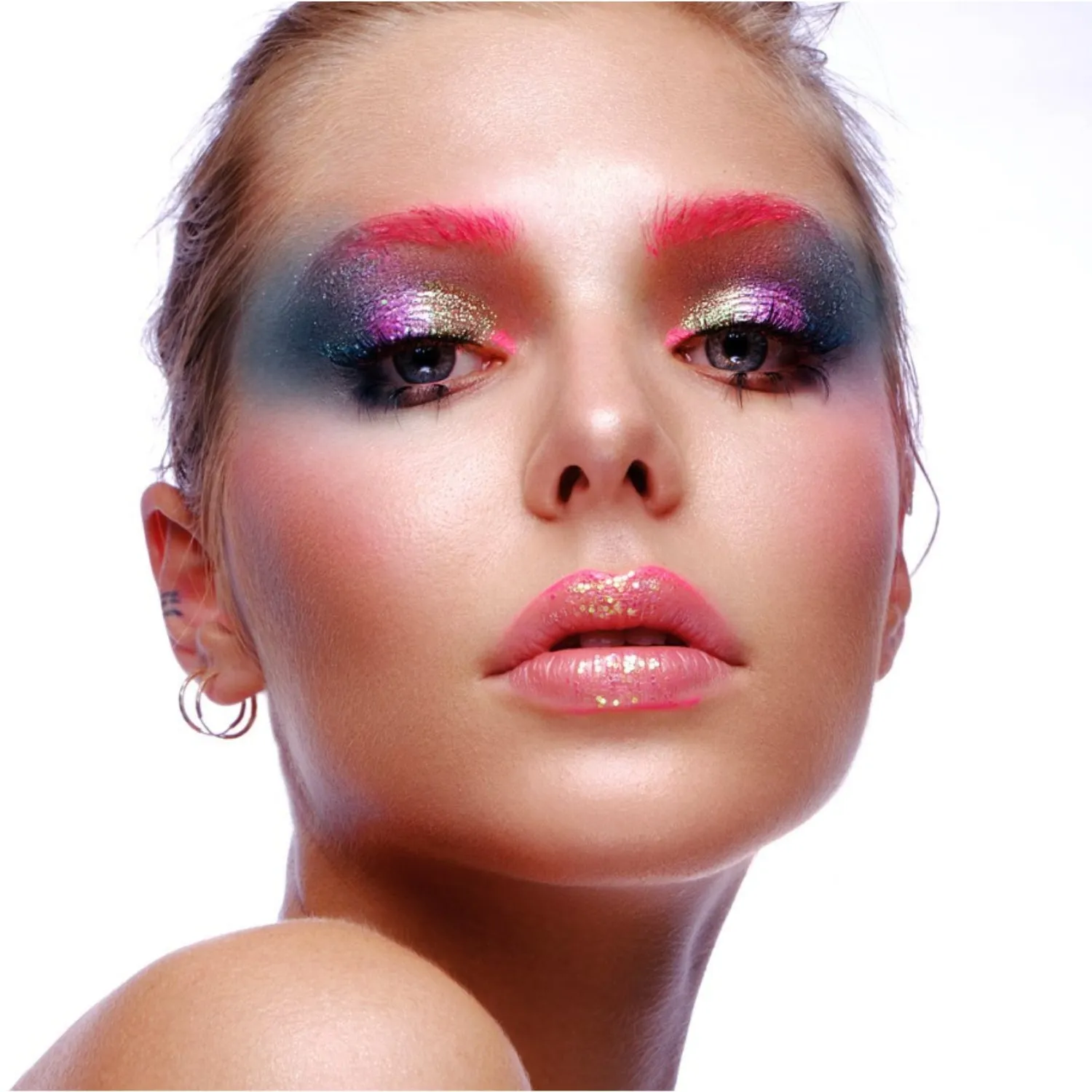 "Stargazer Multifunctional Cosmetic Glitter Shaker, 0.18 oz - Add a Sparkling Touch to Your Hair and Body for an Eye-Catching Glam Look, Perfect for Parties, Events, and Everyday Styling"