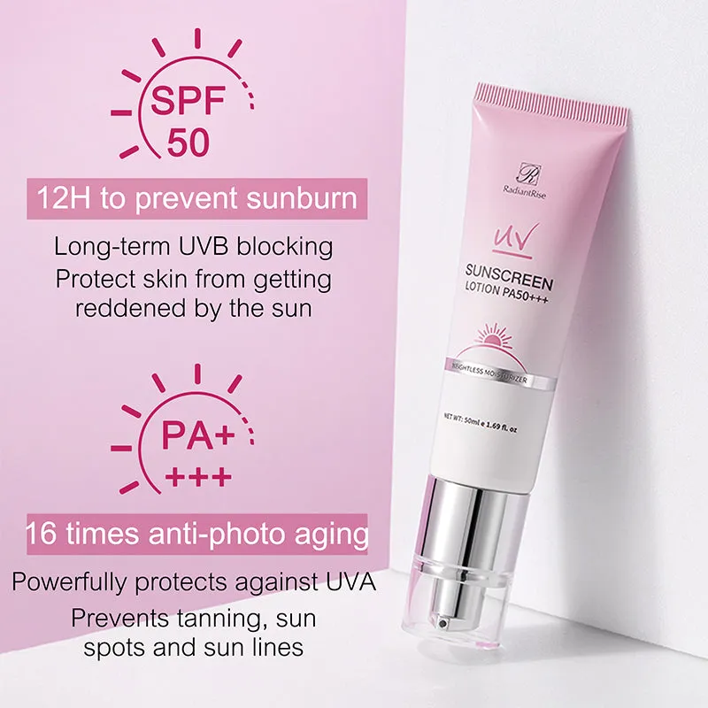 RadiantRise 50g Broad Spectrum Mineral Radiantrise Moisturizing SPF 50  Sunscreen