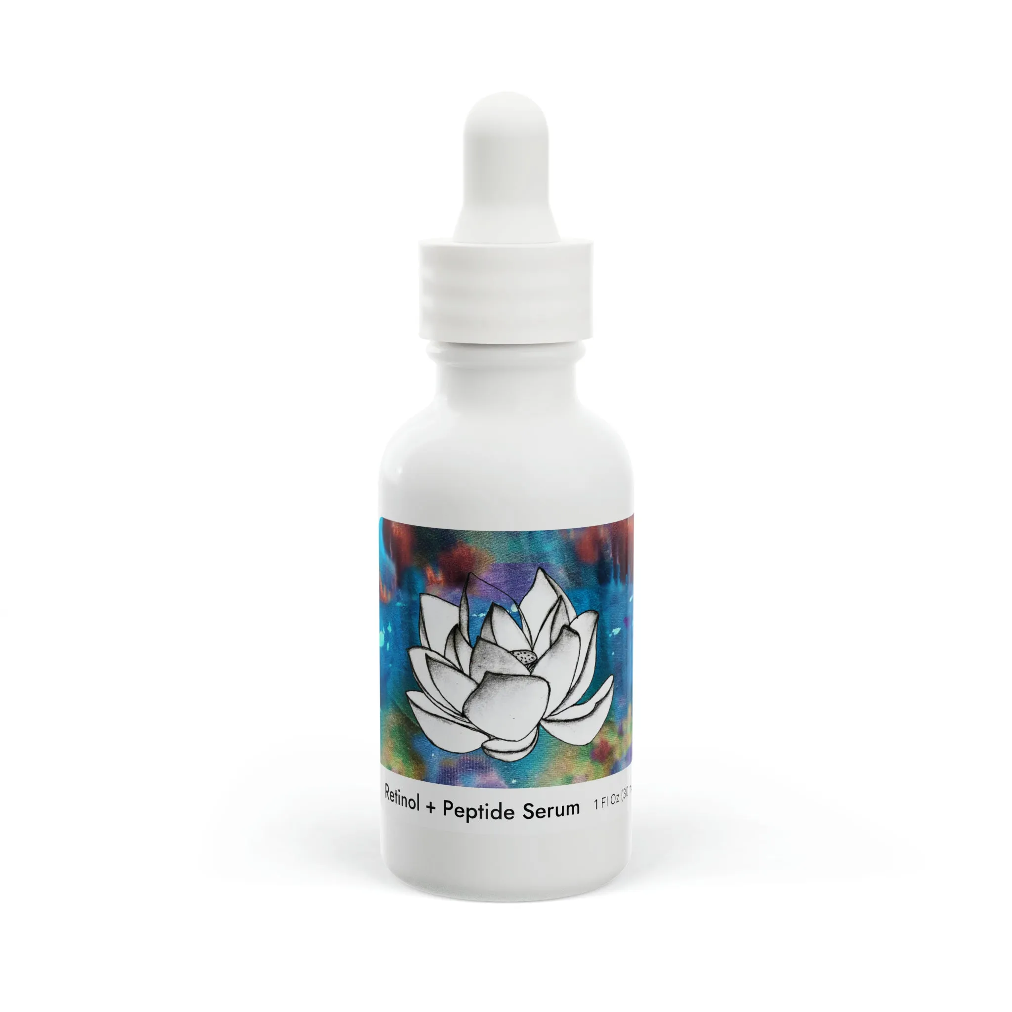 Retinol and Peptide Rejuvenating Face Serum, 1oz Lotus
