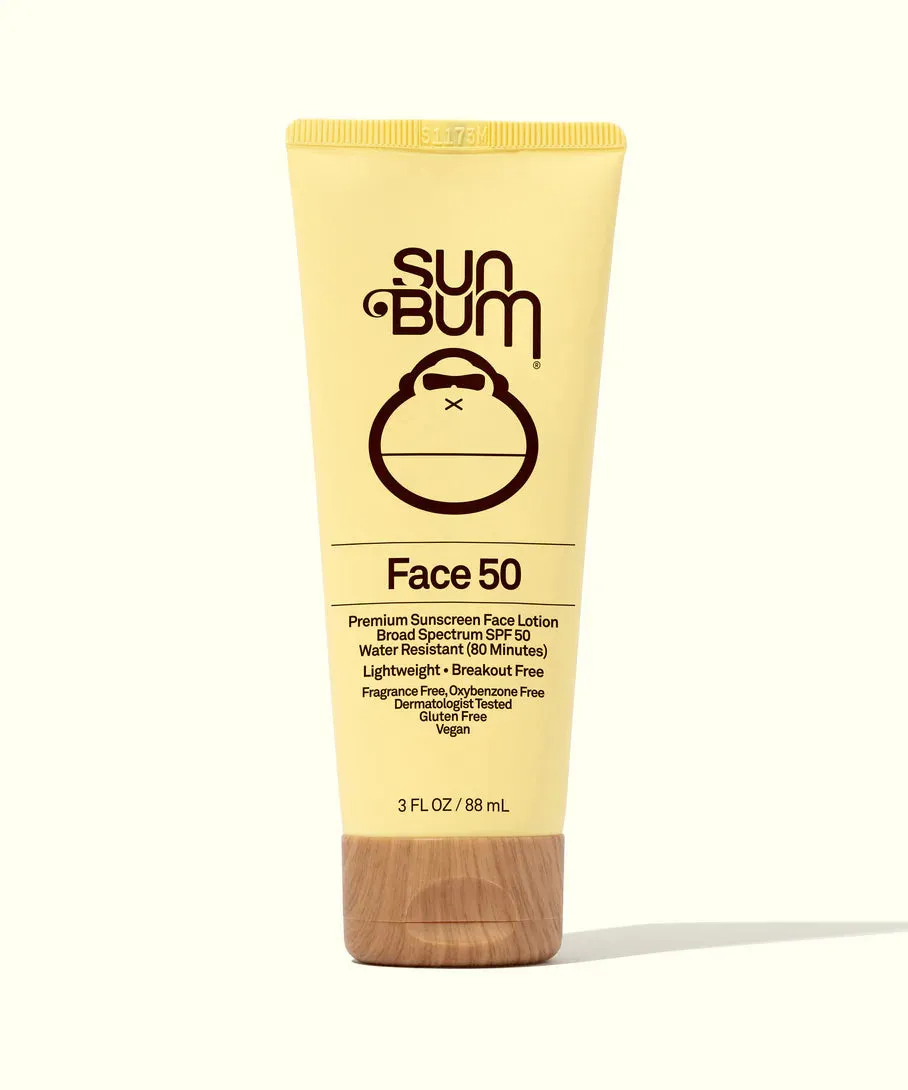 SUN BUM SPF 50 FACE LOTION 3oz
