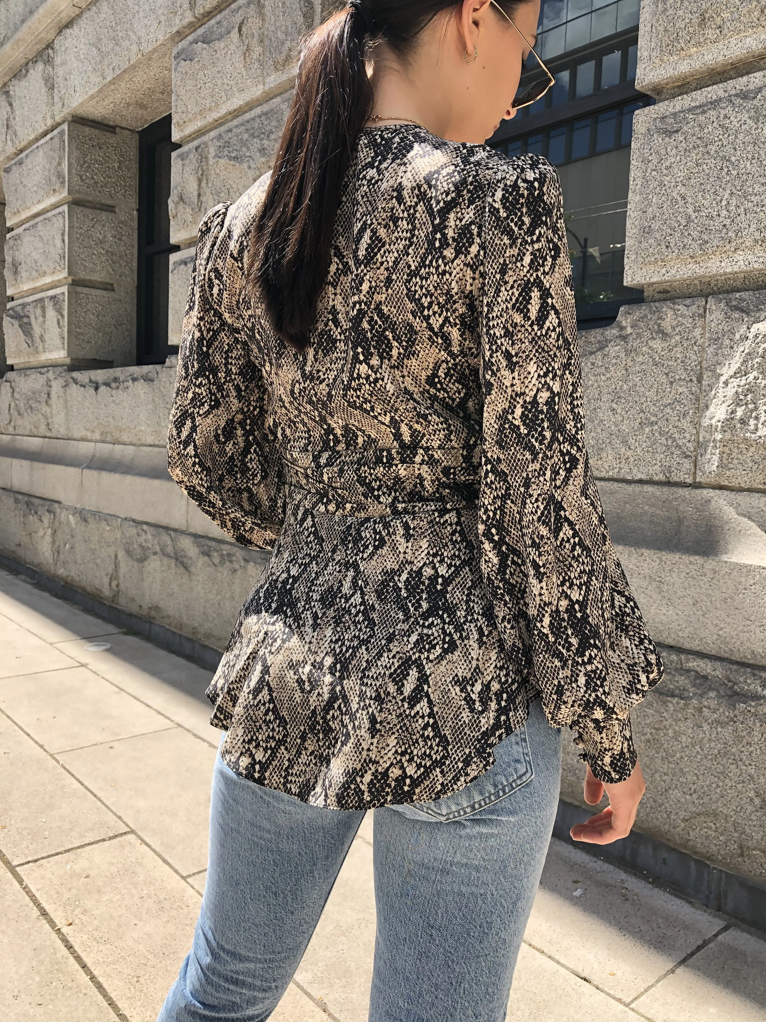 Thea Reptile Blouse