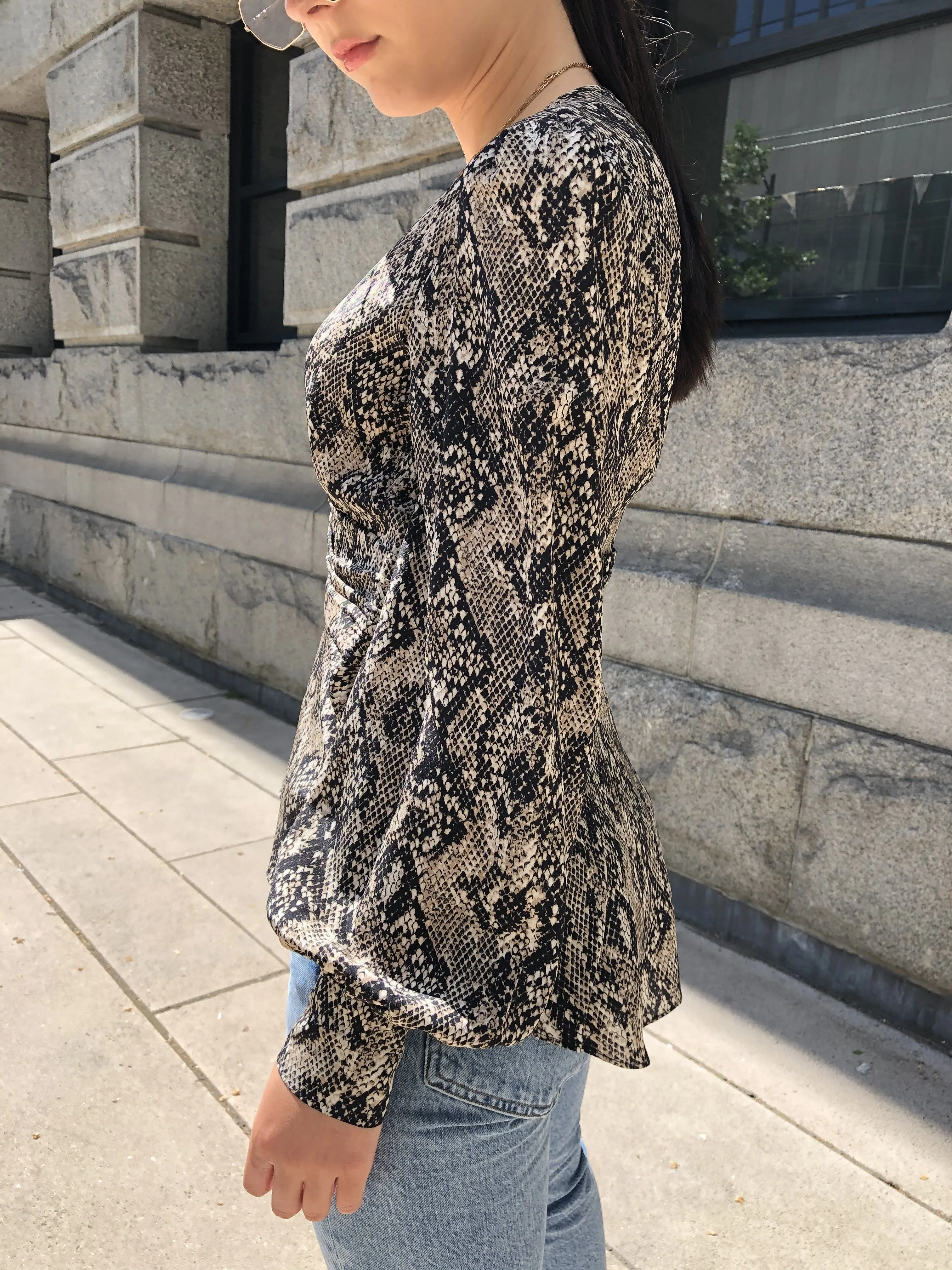 Thea Reptile Blouse