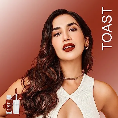Tint Cosmetics 2.5ml Matte Finish Toast Liquid Lip Stain, Waterproof, Transfer Proof, Non-Sticky, Non Drying, Light Weight, Long Lasting & Hydrating For Girls & Women