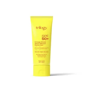 Trilogy SPF 50  Omega-Boost Sheer Mineral Sunscreen